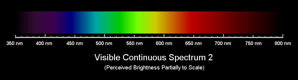 Incandescent light deals bulb continuous spectrum