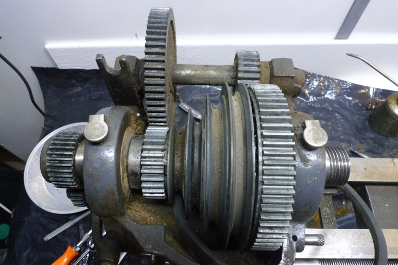cleaning atlas lathe parts